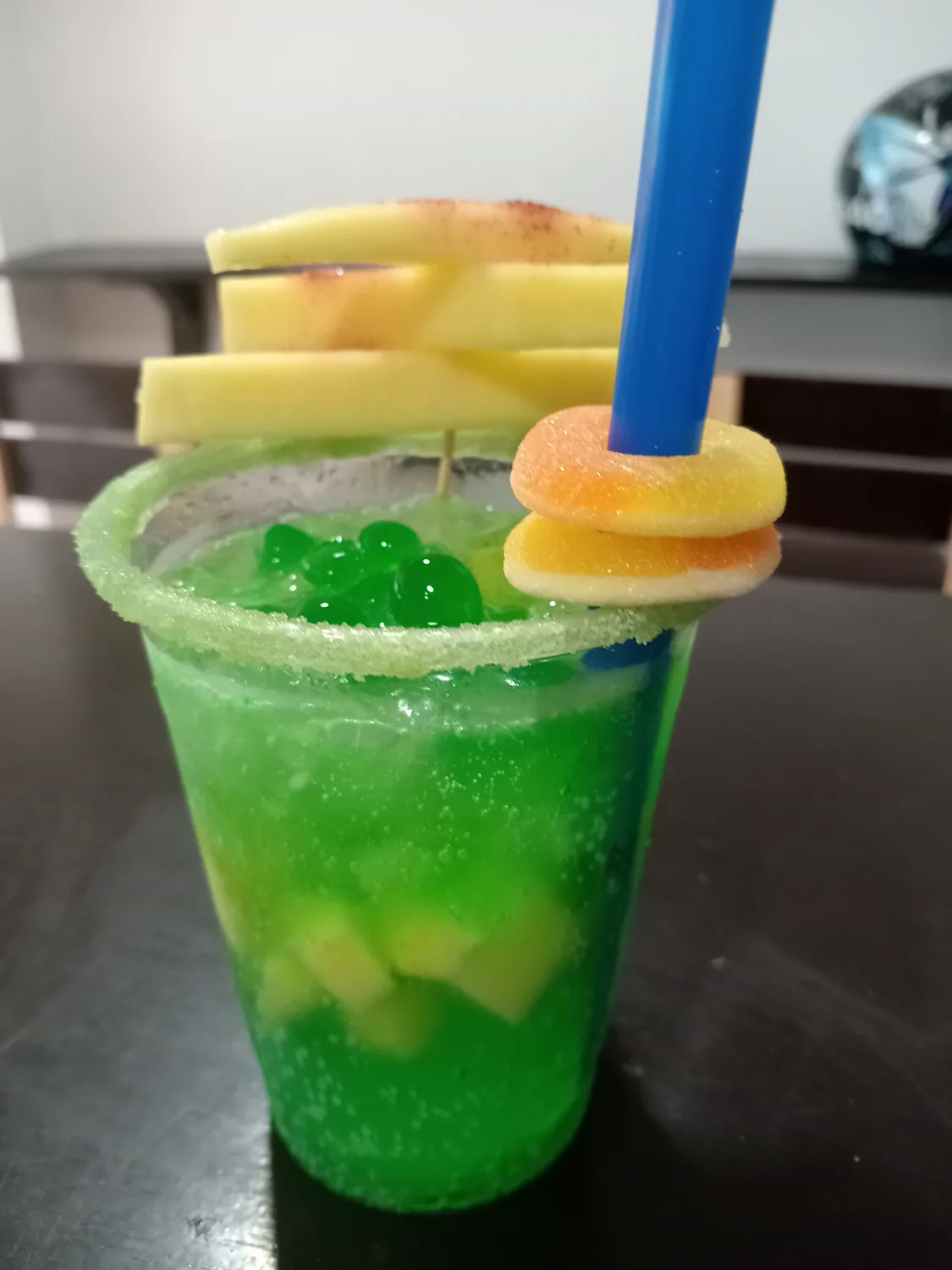 Café Soda Mango manzana — Sorbos y Bocados