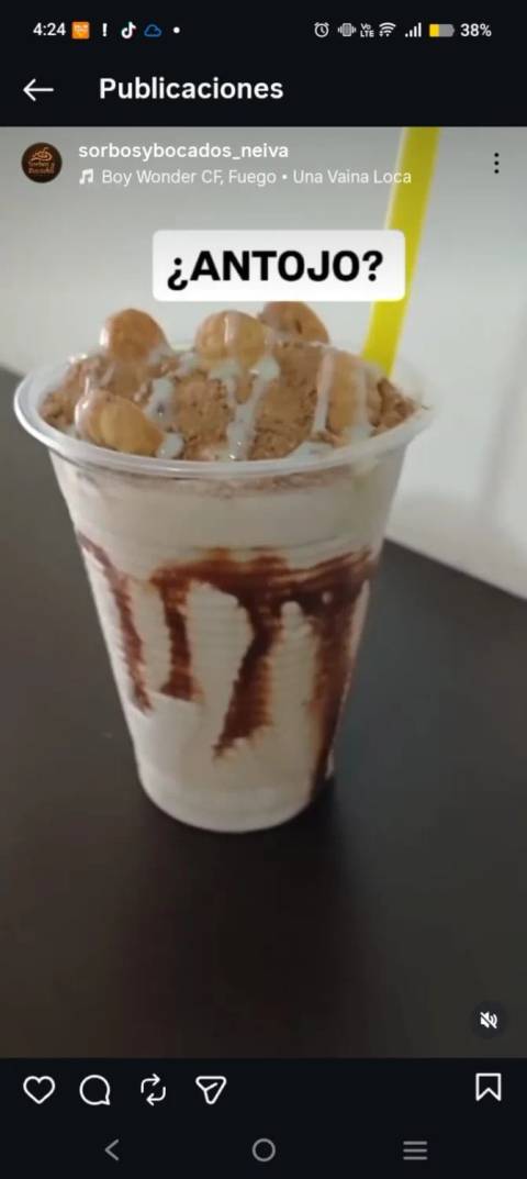 Bebidas Frías Milo frío — Sorbos y Bocados